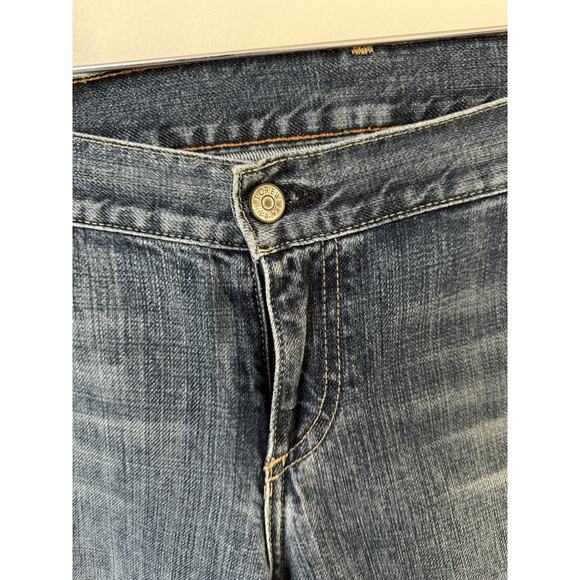 J Crew Raw Hem Womens Jeans Size 29 Cotton Straight Med Wash Blue Casual Pockets - Picture 5 of 13